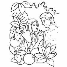 Use this free coloring page when teaching about eve and the serpent. Top 25 Freeprintable Adam And Eve Coloring Pages Online