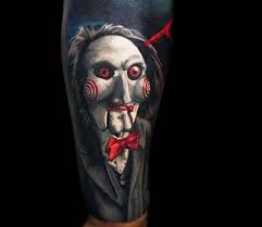 Billy the puppet from saw movie by jake wright | done at dead city tat2 | mar 24th 2019 | 919741 Saw Doll Tattoo By Bekker Konstantin Post 22366