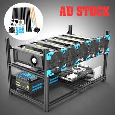 Total power consumed would be = 220 * 6 = 1320w. Miner Park Aluminum Open Air Mining Rig 6 Gpu Stackable Dual Power Frame Case Ethereum New Computer Mining Frame Server Chassis Computer Cases Towers Aliexpress