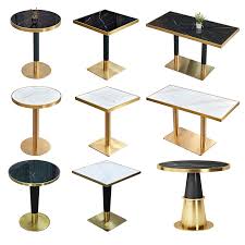 You can view our available options below. Dining Room Detachable White Black Stone Top Pedestal Marble Coffee Table Gold Brass Metal Legs Dining Table Base With Desktop Buy Eatery Marble Small Round Negotiation Table Combination Simple Talk Sheet