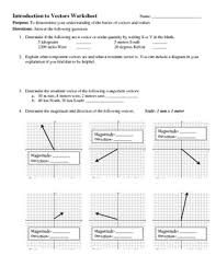 Worksheets are vector work, vectors work pg 1 of 13 vectors, assignment date period, vector work. Introduction To Vectors Worksheet By Lsmscience Tpt