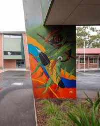 Nice to finish the year with a feel good project (amongst other things)  creating these two murals for Alphington Primary School in collaboration  with this years graduating Grade Sixers. The kids developed