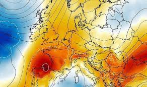 uk weather chart long range forecast shows britain bake