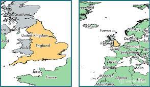 You can measure distance between two teams on a map. Where Is England Located On A World Map Cyndiimenna