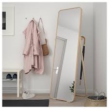 Ikornnes Floor Mirror Ash 20 1 2x65 3 4 Ikea Floor Mirror Floor Length Mirror Standing Mirror