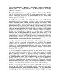 A summary of themes in tsitsi dangarembga's nervous conditions. Nervous Conditions