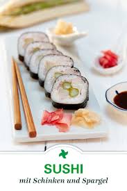 Sushi Einfach Selber Machen Tolles Thermomix Rezept Fur Sushi Mit Schinken Und Spargel Eine Ungewohnlich Leckere Kombinatio Essen Rezepte Kochen Und Backen