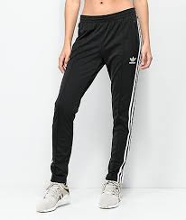 Black And Gold Adidas Pants Women S Adidas 3 Stripe Black Track Pants Zumiez In 2020 Adidas Pants Women Pants For Women Stylish Pants