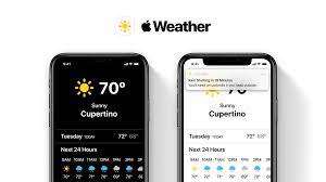 Ios 15 includes a handful of new features for facetime, including new features to help it compete the weather app has been redesigned with a ton of new data. Concept Imagines A Redesigned Weather App For Ios Based On Dark Sky 9to5mac