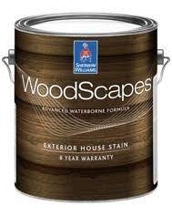 Replace loose or damaged boards, tap in popped nails, and patch cracks with wood fi. Woodscapes Exterior Acrylic Solid Color House Stain Sherwin Williams
