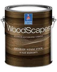 I told the man at sherwin williams that i was worried about brush strokes and he i haven't opened that paint that i bought at sherwin williams yet so i could take it if its acrylic, the alcohol will dissolve some and pick up some of the paint. Woodscapes Exterior Acrylic Solid Color House Stain Sherwin Williams