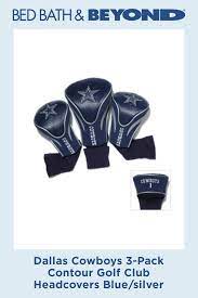 Dallas Cowboys 3 Pack Contour Golf Club Headcovers Bed Bath Beyond Golf Club Headcovers Golf Clubs Golf Club Covers