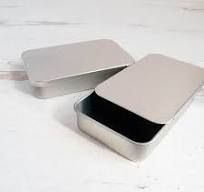 Large Slide Top Metal Tins Single Tin