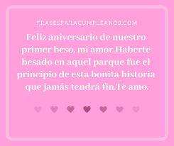 Mensajes de aniversario para mi novia. Frases De Aniversario 1 Ano De Noviazgo Frasescumple