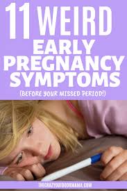 Pregnancy usually occurs by sexual intercourse, but can occur through assisted reproductive technology procedures. 11 Early Pregnancy Symptoms Heartburn Cramps And Fever Oh My The Crazy Outdoor Mama