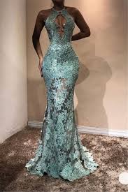 Halter Sleeveless Mermaid Prom Dresses Lace Appliques Long Evening Gowns In 2020 Mermaid Prom Dresses Lace Prom Dresses Lace Mermaid Prom Dresses