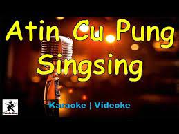 Atin Cu Pung Singsing Karaoke Videoke Lyrics Instrumental Minus One Youtube Karaoke Lyrics Instagram Background