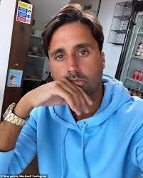 TOWIE star Liam 'Gatsby' Blackwell is evacuated from home in West Hollywood  as millionaire exclaims 'it's outta control' and shares terrifying footage  from LA fires