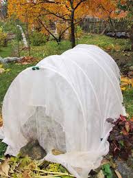 Use a stapler to make the hems and then slide in the poles. How To Use Floating Row Covers For Season Extension Pest Prevention