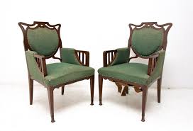 The most common art deco armchairs material is cotton. Pair Of Antique Art Nouveau Armchairs Austria Hungary 1910 Online Antique Furniture Wholesale Furniture Your 20th