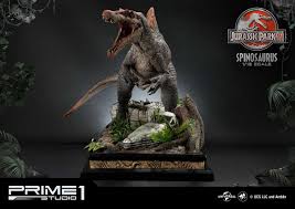 Welcome to a world evolved! Jurassic Park Iii Film Spinosaurus By Prime1 Ca 89 Cm Breit Bunker158 Com