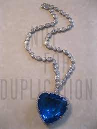 Screen used heart of the ocean as seen in titanic (1997). Titanic Heart Of The Ocean Necklace Hand Fabrication Of Fine Jewelry Rpf Costume And Prop Maker C In 2020 Fantasy Jewelry Necklace Heart Jewelry Ocean Necklace