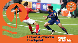 Get a summary of the blackpool vs. Highlights Crewe Alexandra 1 Blackpool 1 Youtube