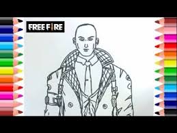 Easy drawings, how to draw step by step april 11, 2020. Character Free Fire Simple Drawing Novocom Top
