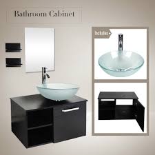 The width usually varies between 20 inches to 36 inches. 28 Bathroom Vanity Wall Mount Cabinet Floating Vessel Sink Faucet Mirror Combo Us Bathroom Vanities Aliexpress