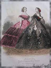 French fashion history 1800s fashion from journal des dames et des modes : 1860 French Fashion Absolutely Beautiful Fashion Plates Victorian Fashion Civil War Fashion