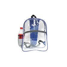 clear see through transpa backpack