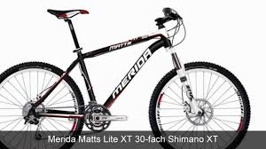To provide you a better user experience we use cookies. Merida Matts Lite Xt 30 Fach Shimano Xt Youtube