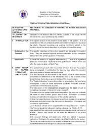 Regardless of the topic, subject or complexity, we can help you write any paper! Doc Template For Action Research Proposal Anabel Sta Cruz Academia Edu