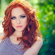 #hair #beauty #redheads visit beauty.com for more. You Should Be A Fiery Redhead Shades Of Red Hair Redhead Makeup Red Hair Blue Eyes