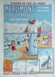 Original Vintage Poster Merlimont Plage De Famille Maurice Shotck Vintage Travel Posters Vintage Posters Travel Posters
