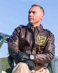 Reno Air Race Pilot And President Chief Pilot Of Warbird Adventures Thom Richard Wears Our Flying Tigers 2 Leather Jacket Outfit Men Jackets Military Outfit