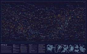 The Night Sky Free Map Every Visible Star In The Night Sky, In One Giant Map