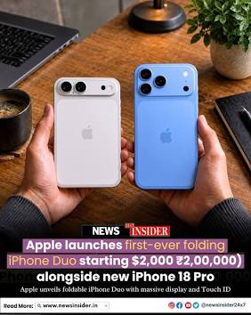 iPhone Duo design profile and dimensions, AI generated