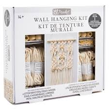 If you have any excess cord hanging from the ends of the dowel, trim those now. Diy Macrame Wall Hanging Kit Macrame Knotting Arts Crafts Sewing Swl13562 Nl