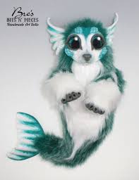 Commission Deposit For Wren Sea Fox Fantasy Animal Creature Ooak Art Doll Fantasy Creatures Art Cute Fantasy Creatures Art Dolls
