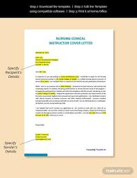 Cnas often work with sick or elderly patients, which requires a certain set of technical and. Free Nursing Clinical Instructor Cover Letter Template Ad Affiliate Clinical Nursing Free Instr Lettering Cover Letter Template Free Driver Covers