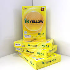5 reams per we are a major supplier specializing in all kinds of office paper products in malaysia. Ik Yellow Photocopy Paper A4 70gsm 450sht Lnt Stationery It Online Ordering System