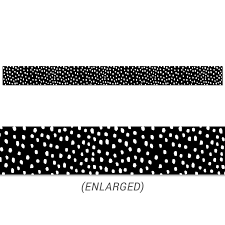 Messy Dots On Black Border Creative Teaching Press Polka Dot Classroom Black And White Classroom Theme Printable Classroom Decor
