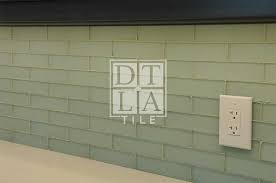 kitchen backsplash with glass tile and