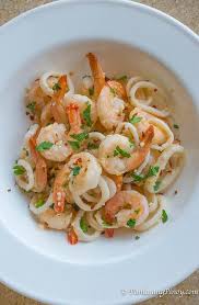 Butter Garlic Shrimp And Squid Panlasang Pinoy Shrimp And Squid Recipe Squid Recipes Garlic Shrimp Pasta Recipes