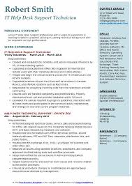 Check spelling or type a new query. It Help Desk Support Resume Samples Qwikresume