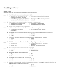 Chapter 2 chemical principles bonding covalent bonding. Chem 1 Chapter 8 9 Review Answer Section