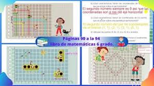 Libro de historia 4 grado contestado. Pagina 90 A 94 Libro De Matematicas 6 Grado Youtube