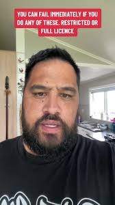 Immediate Failures in Restricted and Full Licence Tests