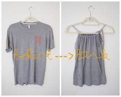 How To Make A Tank Top Out Of A T Shirt I Am In I Love Big Swingy Tank Tops And I Have At Least At Least Fifty Thousan Diy Clothes Diy